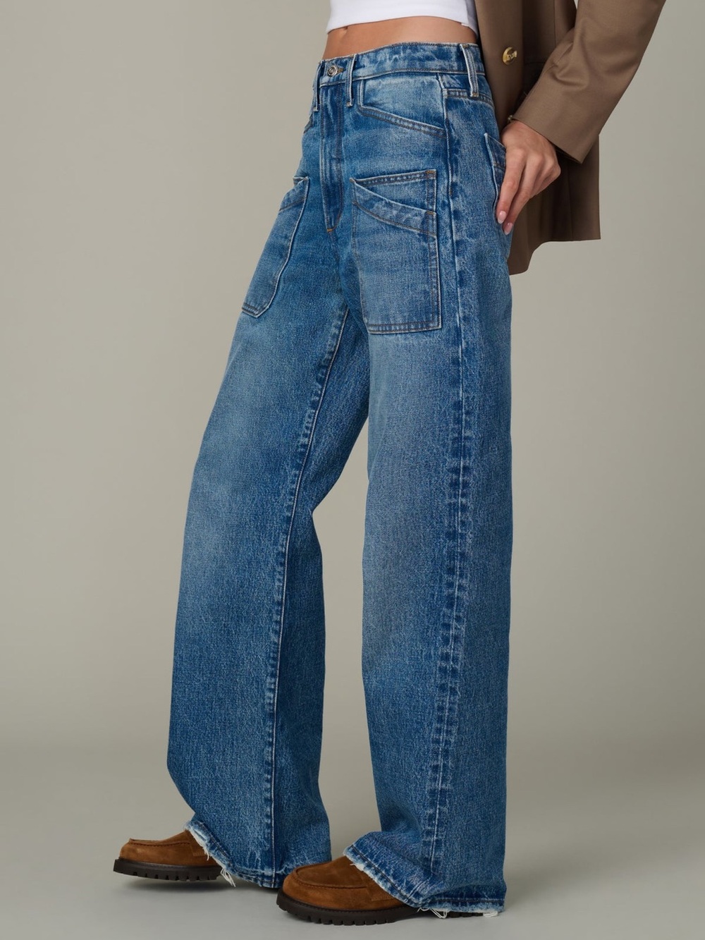❤️ NWT Joe’s The Harlowe double pocket high rise baggy in glorious sz24 ✌🏻